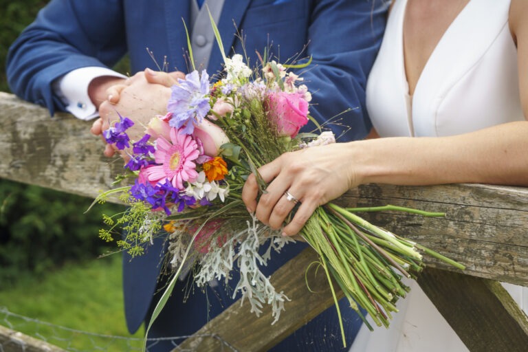 Wedding Bouquet by Shropshire Wedding Photographers