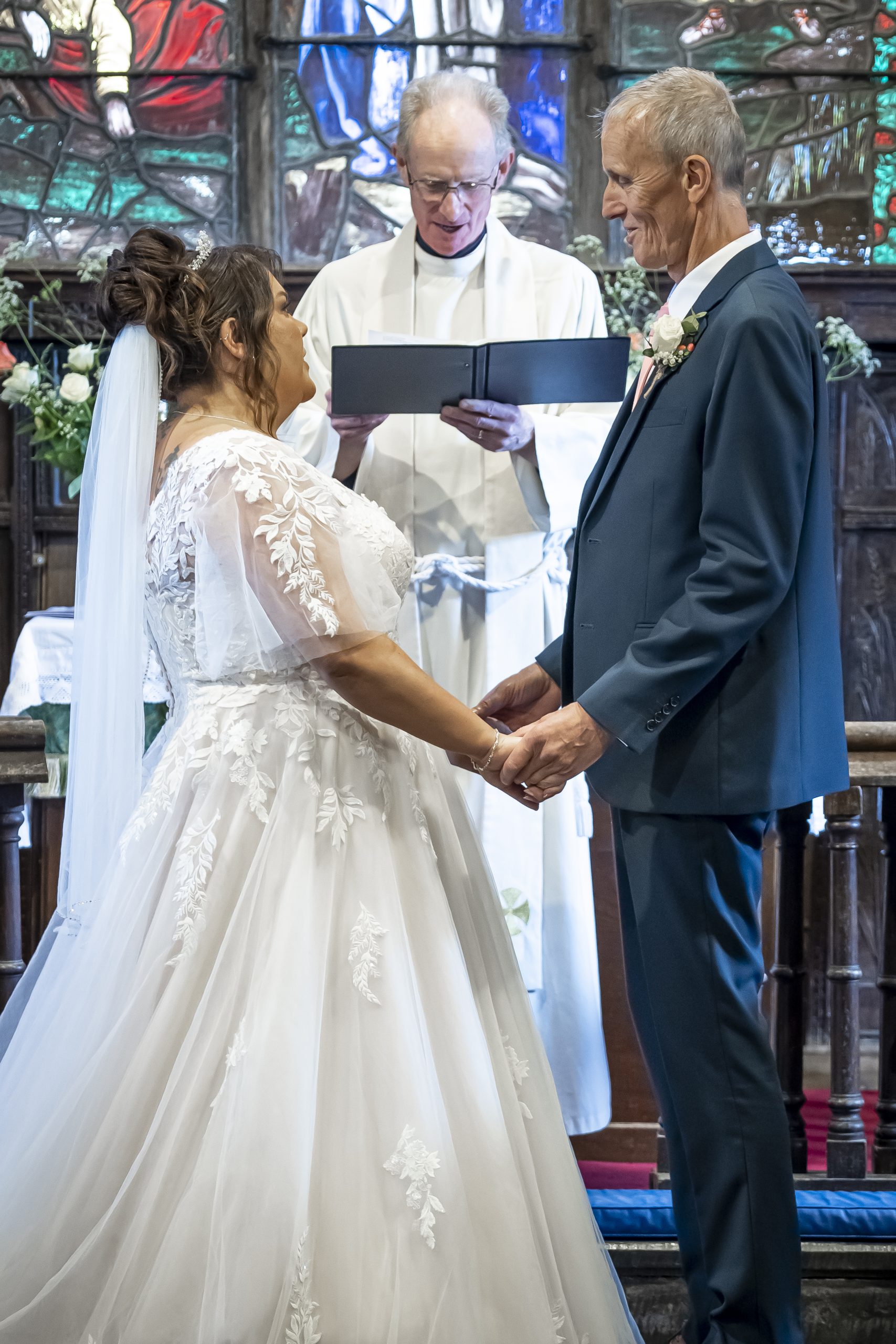 Bride and Groom getting married