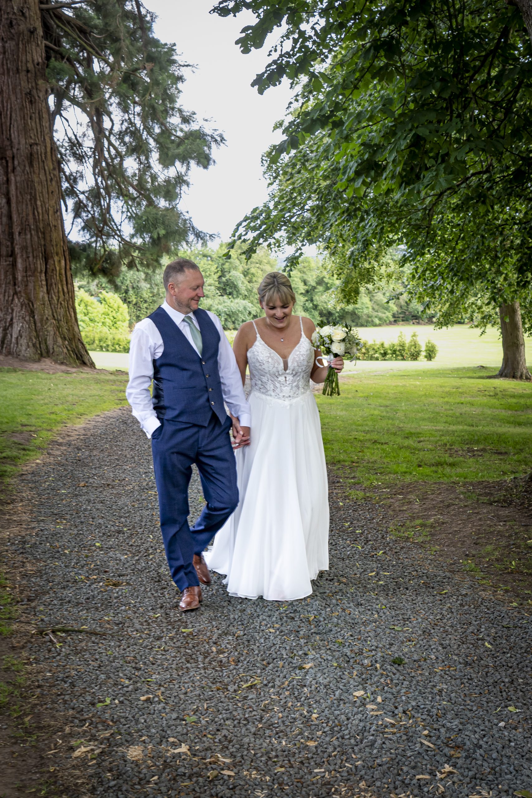 Bride and Groom at Wedding