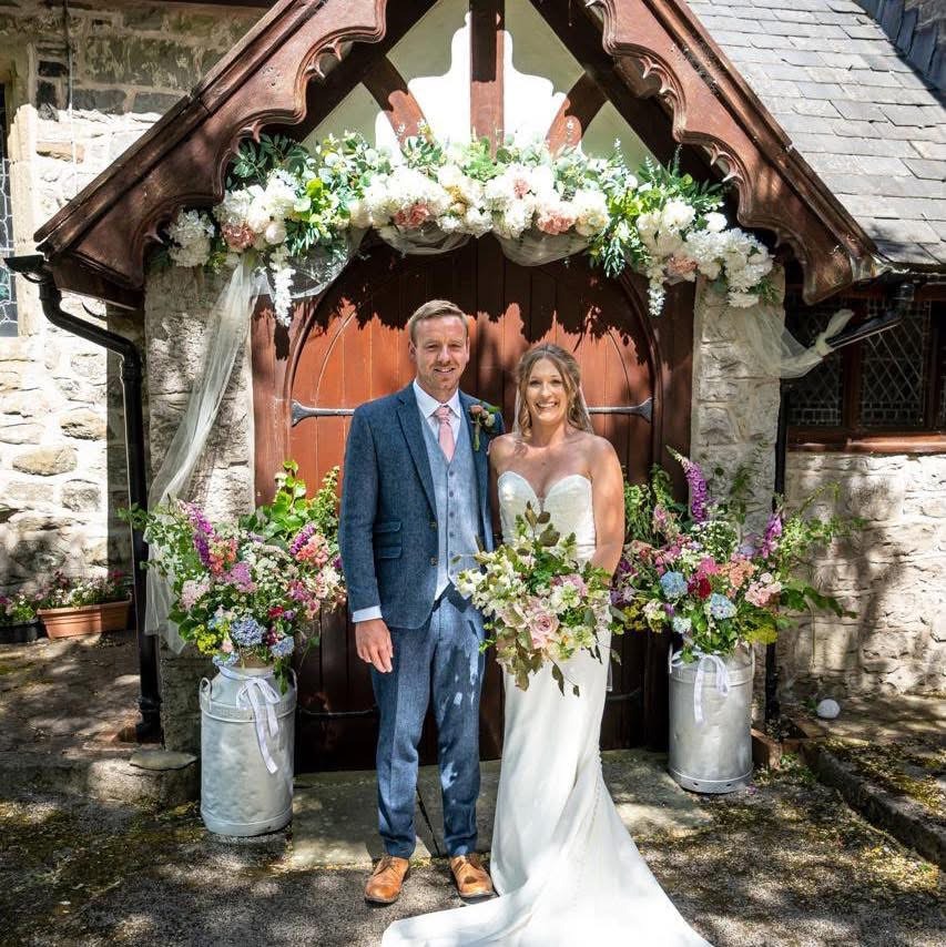 Church Wedding Bride and Groom